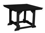 Black Oristano Square Outdoor Dining Table
