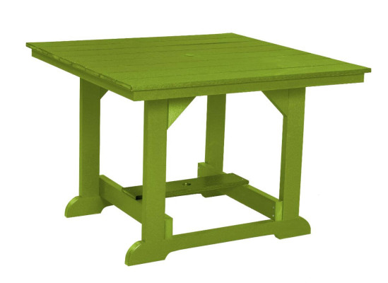 Lime Green Oristano Square Outdoor Dining Table