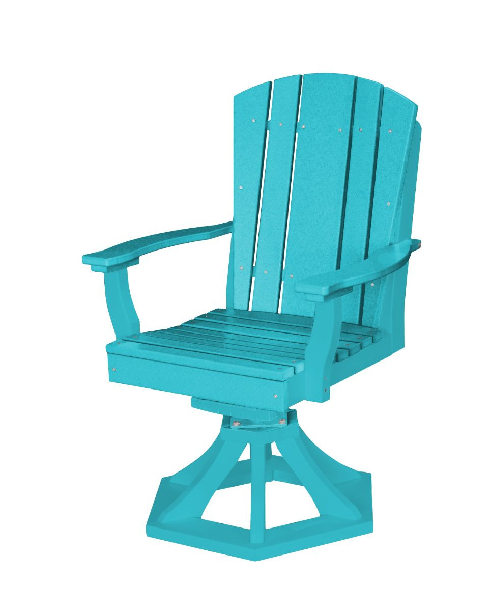 Aruba Blue Oristano Outdoor Swivel Dining Chair