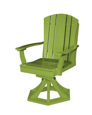 Lime Green Oristano Outdoor Swivel Dining Chair