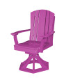 Purple Oristano Outdoor Swivel Dining Chair
