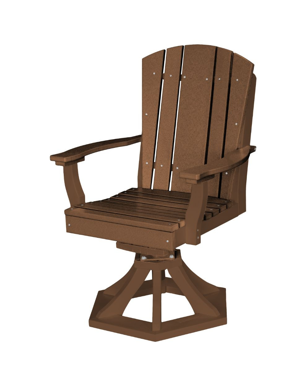 Tudor Brown Oristano Outdoor Swivel Dining Chair