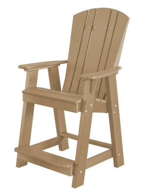 Weathered Wood Oristano Balcony Chair