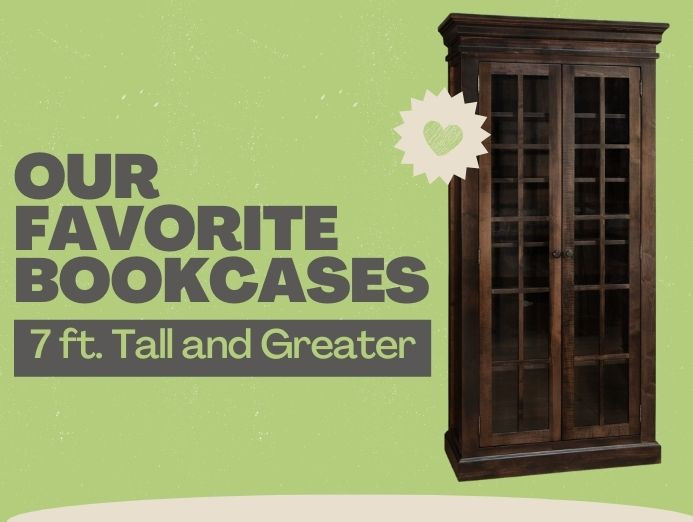 Our Favorite Tall Wooden Bookcases - 7 ft. Tall and Greater