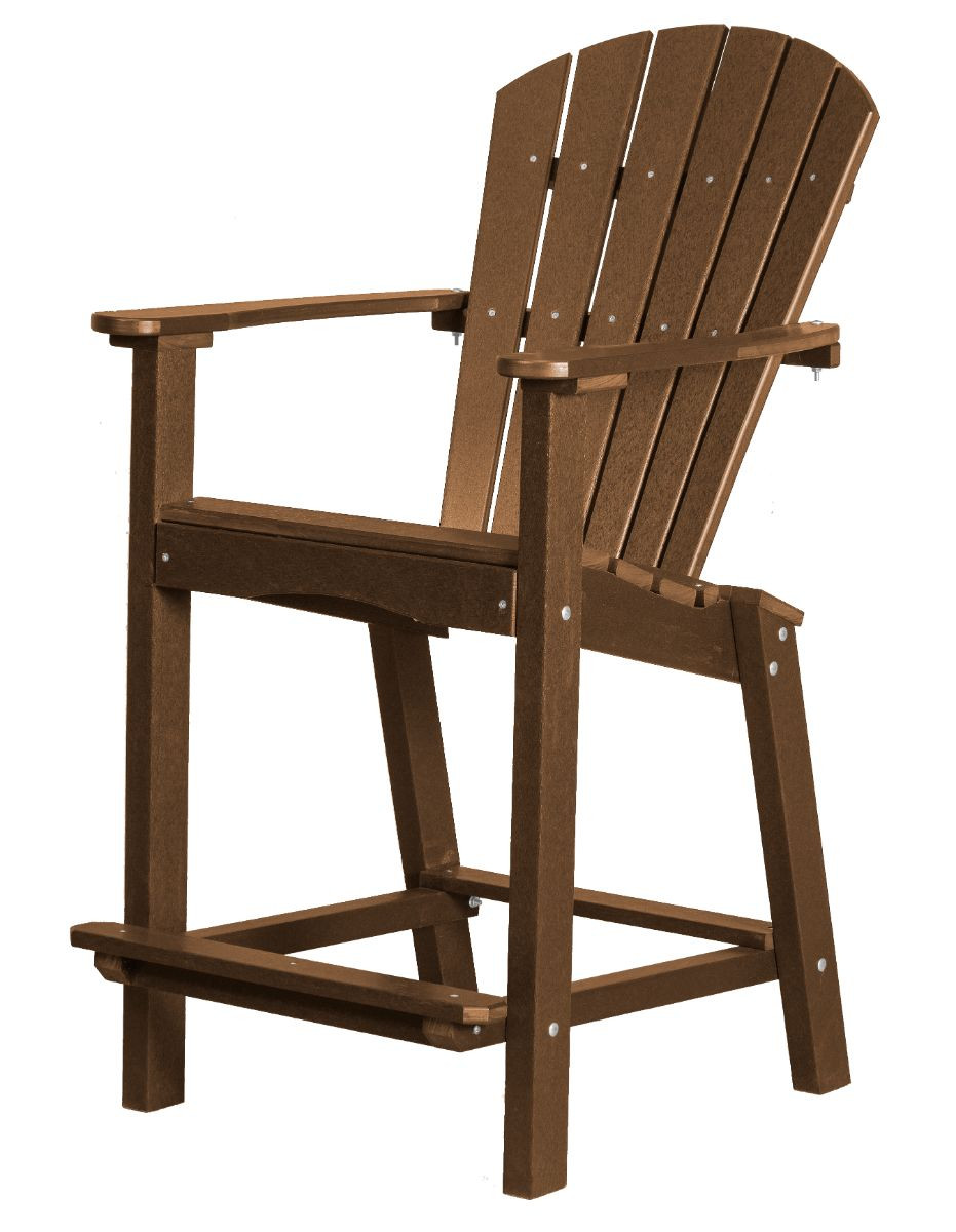 Tudor Brown Panama High Outdoor Dining Chair