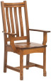 Parron Mission Arm Chair in Quartersawn White Oak