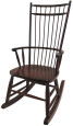 Peacock Alley Cage Back Rocking Chair