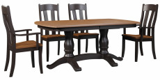 Price Double Pedestal Table and La Motta Kitchen Chairs