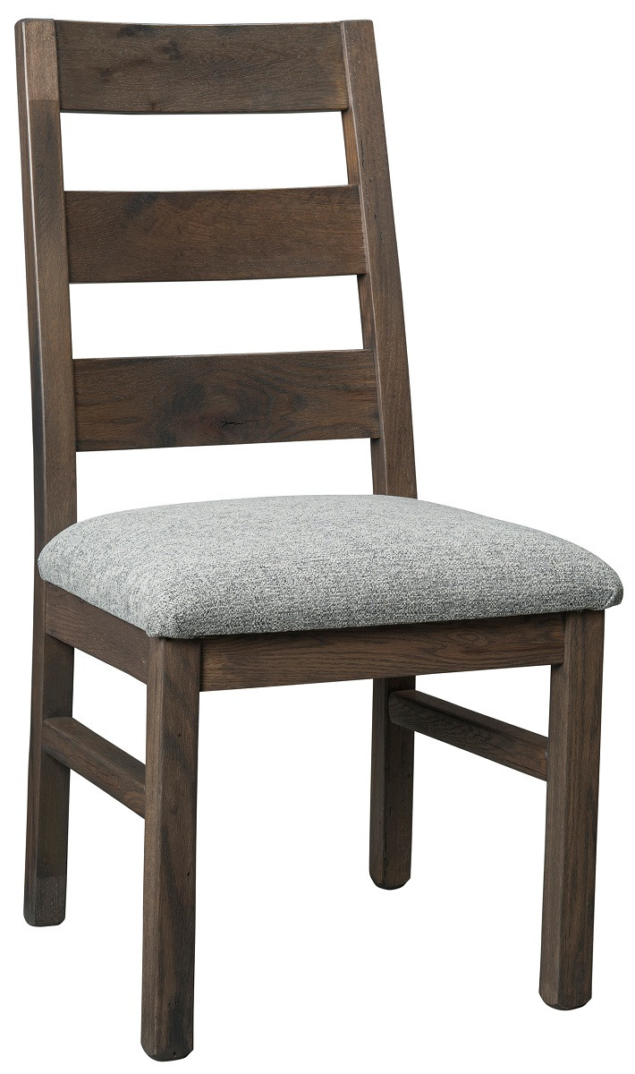 Ladder Back Chair with Seat Cushion