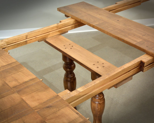 Rough Sawn Dining Table Slides