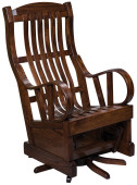 Relleke Amish Swivel Glider