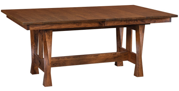 Ricci Butterfly Leaf Trestle Table