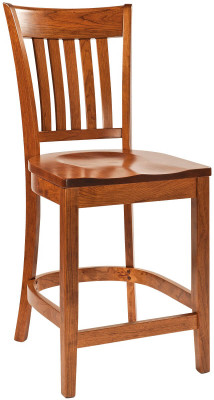 Rosetto Solid Wood Amish Pub Chair