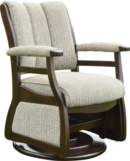 Round Rock Low Back Swivel Glider