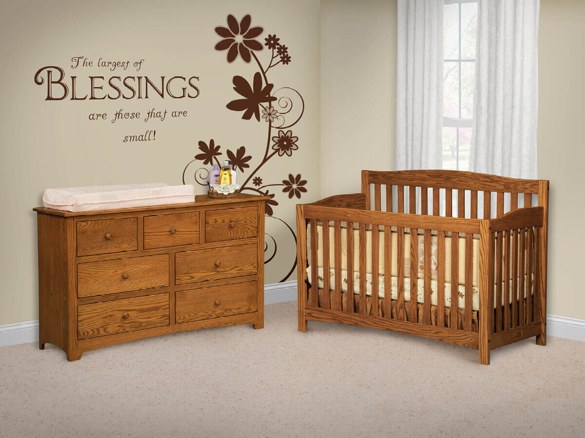 Oak Baby Furniture Set