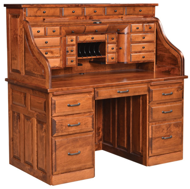 56 Inch Sebattus Rolltop Desk