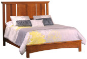 Senoia Amish Wood Panel Bed 