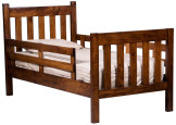 Twin Bed with Guardrail