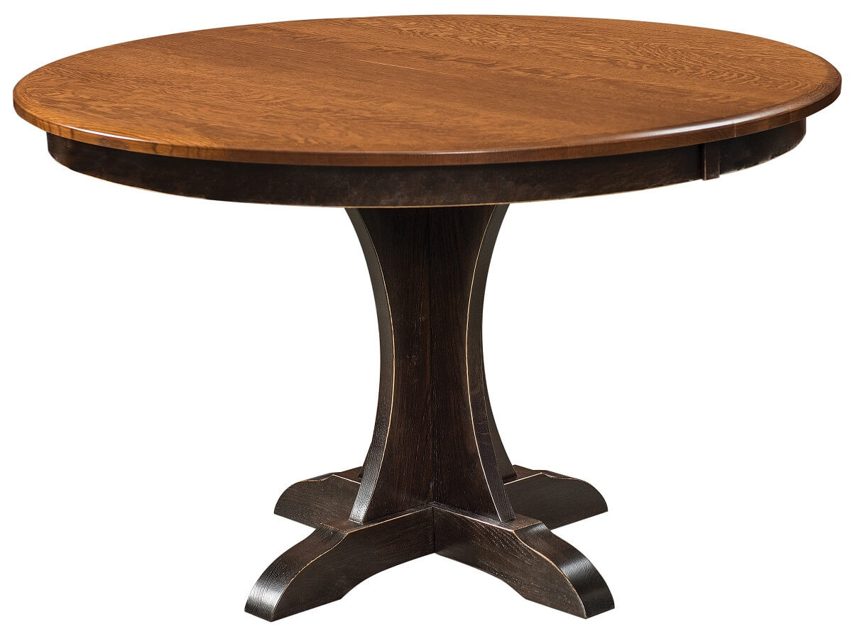 Amish Made Round Pedestal Table