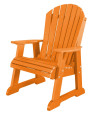 Bright Orange Sidra Adirondack Dining Chair