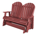 Cherry Wood Sidra Outdoor Double Glider