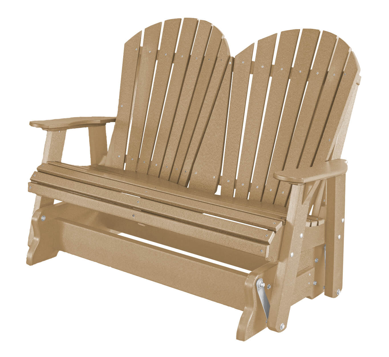 Weathered Wood Sidra Outdoor Double Glider