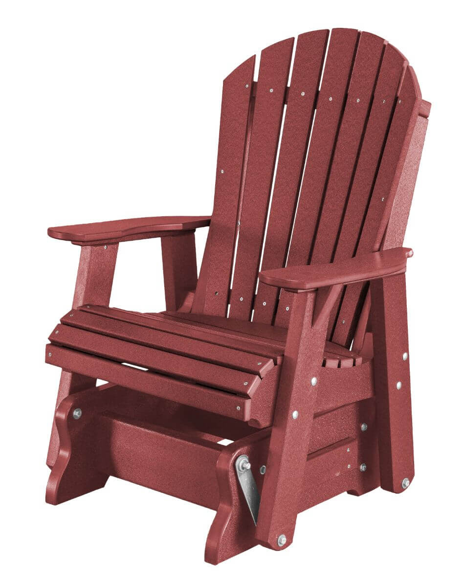 Cherry Wood Sidra Outdoor Glider Chair