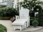 White Poly Lumber Seating Set