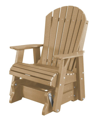Weathered Wood Sidra Outdoor Glider Chair