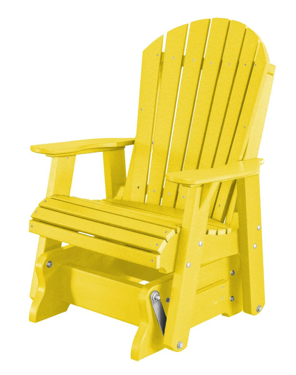Lemon Yellow Sidra Outdoor Glider Chair