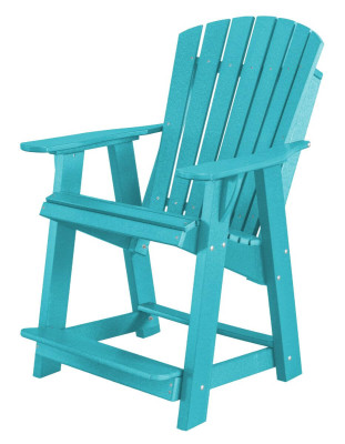 Aruba Blue Sidra High Adirondack Chair