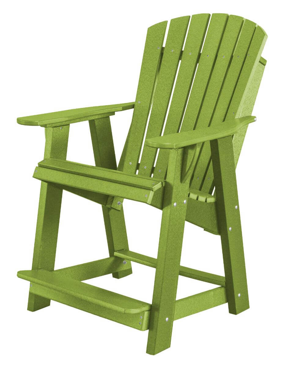 Lime Green Sidra High Adirondack Chair