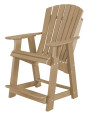 Weathered Wood Sidra High Adirondack Chair