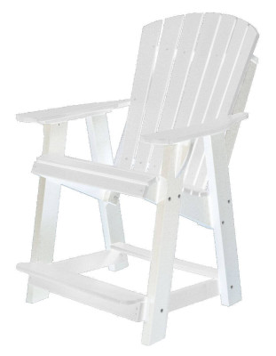 White Sidra High Adirondack Chair