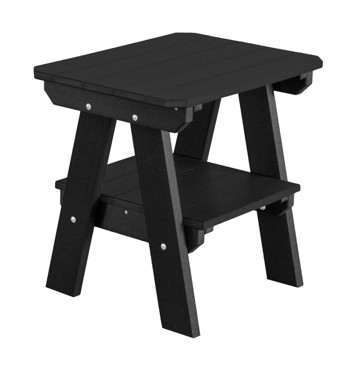 Black Sidra Outdoor End Table