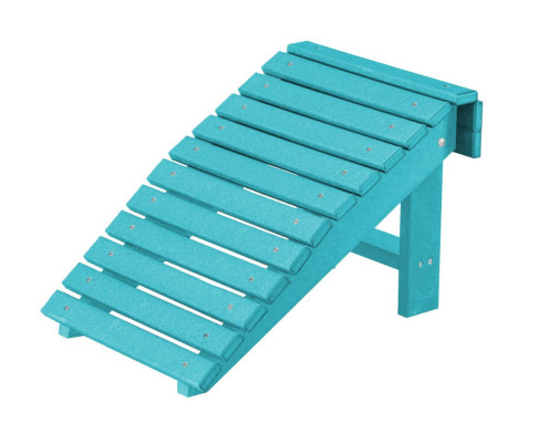Aruba Blue Sidra Outdoor Folding Footstool