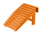 Orange Sidra Outdoor Folding Footstool