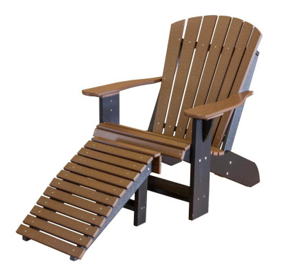 Sidra Adirondack Chair and Folding Footstool