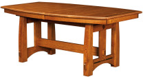 Quartersawn White Oak Trestle Table