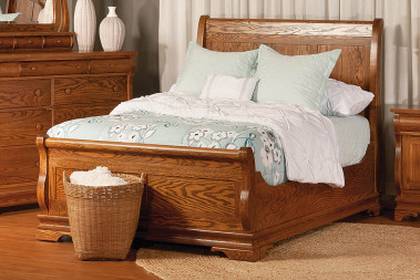 Solid Wood Sleigh Bed Frames