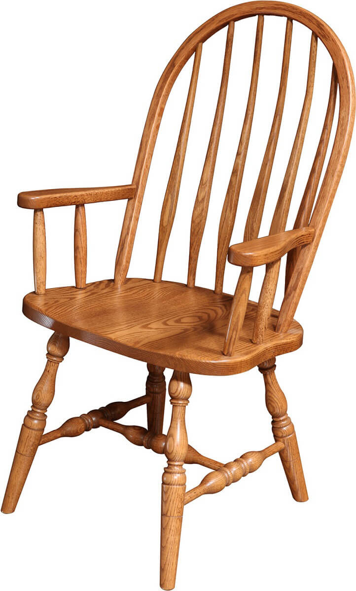 High Bent Feather Arm Chair