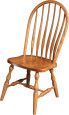 High Bent Feather Side Chair