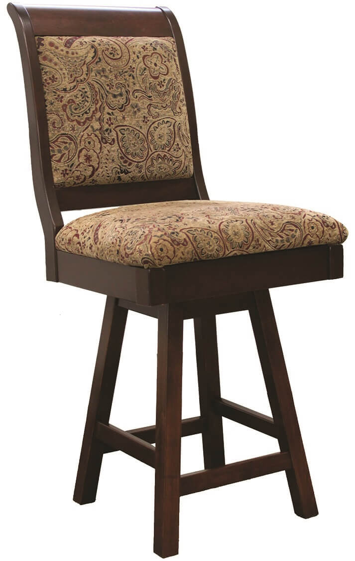 Sterling Fully Upholstered Swivel Bar Chair