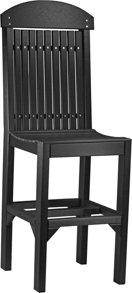 Black Stockton Outdoor Bar Chair