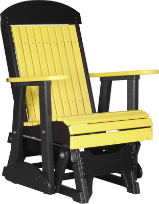 Yellow and Black Stockton Outdoor Glider