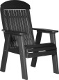 Black Stockton Patio Chair