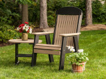 Poly End Table and Stockton Patio Chair