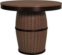 Stockwell Outdoor Barrel Bar Table