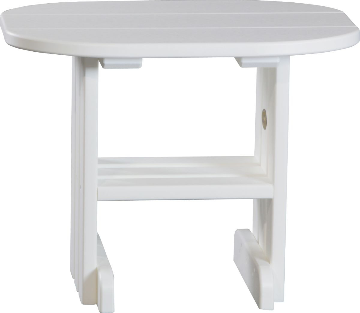 White Tahiti Outdoor Side Table