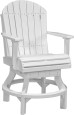 White Tahiti Outdoor Swivel Bar Chair